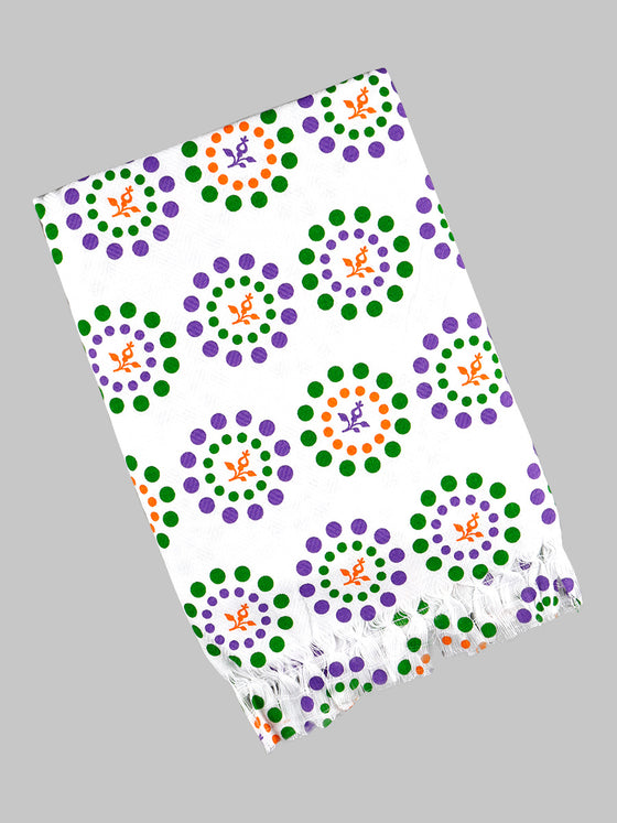 Penguin Print Cotton Colour Bath Towel