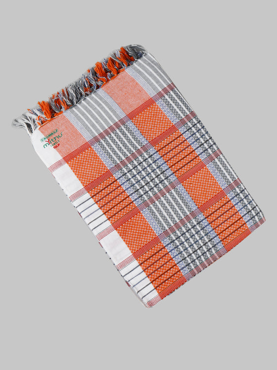 Tulip Checked Cotton Colour Bath Towel
