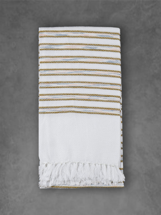 100% Cotton Signature Soft Feel Striped Bath Towel 1055