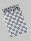 Twin Plus Checked Cotton Bath Towel Colour