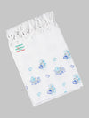 Diamont Print Cotton White Bath Towel