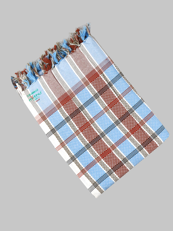 Tulip Checked Cotton Colour Bath Towel
