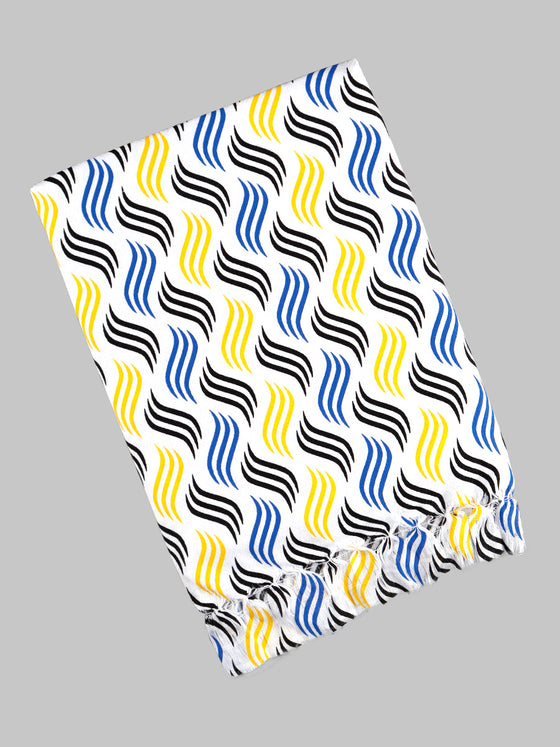 Penguin Print Cotton Colour Bath Towel