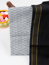 Pure Cotton Flower Design Grey Dress Material DM73
