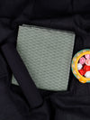 Pure Cotton Flower Design Dark Grey Dress Material DM75