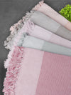 Premium Cotton Soft Feel Checked Colour Bath Towel 1054