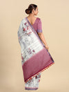 Semi Cotton Sandal & Pink Colour Printed Saree CPS23