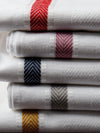 Comfort Cotton Plain Bath Towel with Colour Border 1047