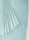 Pure Cotton Light Blue Capsule Design Printed Saree PCS44