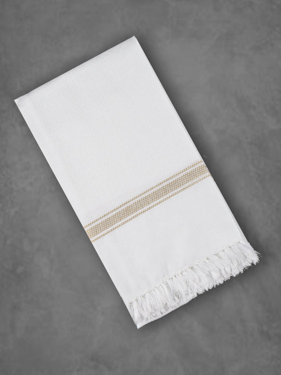 100% Premium Cotton Fast Absorbent White Bath Towel 1048