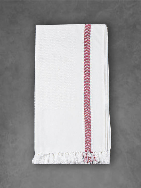 Comfort Cotton Plain Bath Towel with Colour Border 1047