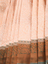 Womens Semi Silk All Over Designed Sandal Saree with Green Zari Border SS24