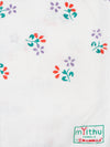 White Print Bath Towel 4092 (2 PCs Pack)