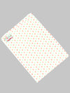 Cotton White Print Bath Towel NO756 (2 PCs Pack)