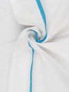 Regular Cotton White Bath Towel (2 PCs Pack)