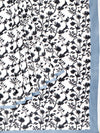 Pure Cotton White & Black Leaf Design Printed Saree PCS45