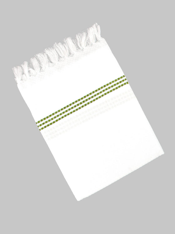 Cotton White Bath Towel Cypress