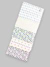 Cotton White Print Bath Towel NO756 (2 PCs Pack)