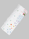 Diamont Print Cotton White Bath Towel