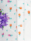 White Print Bath Towel 4092 (2 PCs Pack)