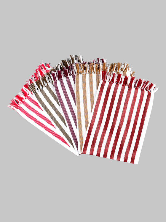 Nice Look Cotton Napkin Towel (4 PCs Pack)