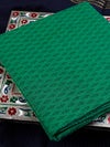 Pure Cotton Flower Design Green Dress Material DM74