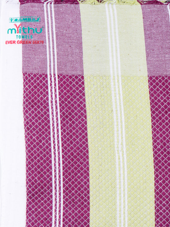 Evergreen Special Checked Towel Colour