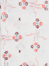White Print Bath Towel 4092 (2 PCs Pack)