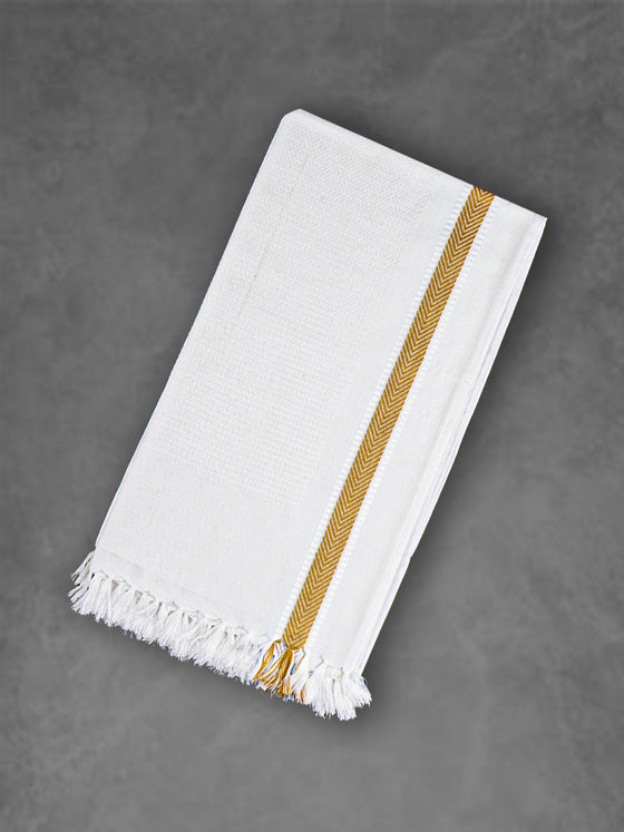 Comfort Cotton Plain Bath Towel with Colour Border 1047