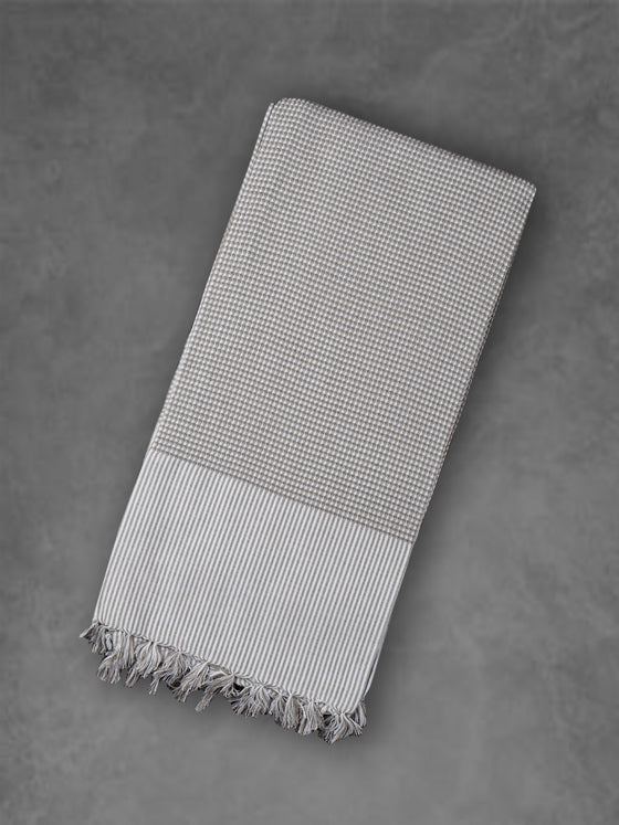 Premium Cotton Soft Feel Checked Colour Bath Towel 1054