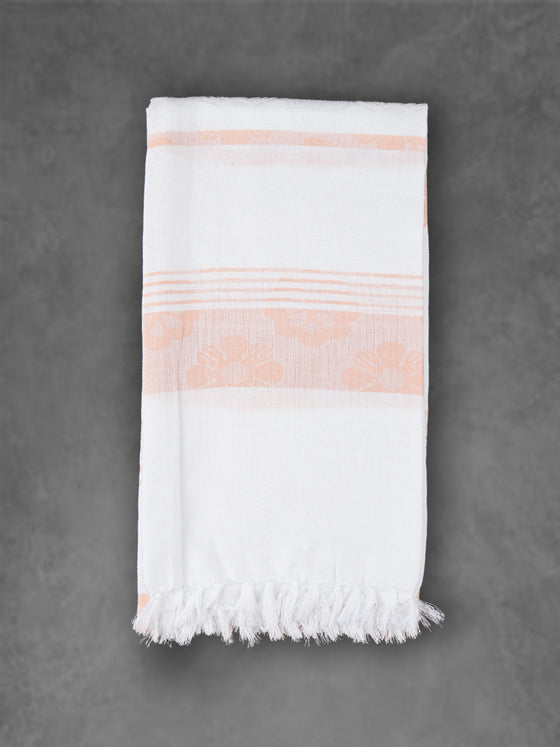 100% Cotton Soft Feel Colour Flower Design Bath Towel 1058