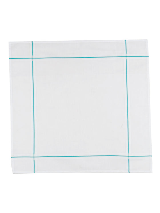 Cotton White Hand Kerchief 6698 (6 in 1)