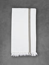 Comfort Cotton Plain Bath Towel with Colour Border 1047
