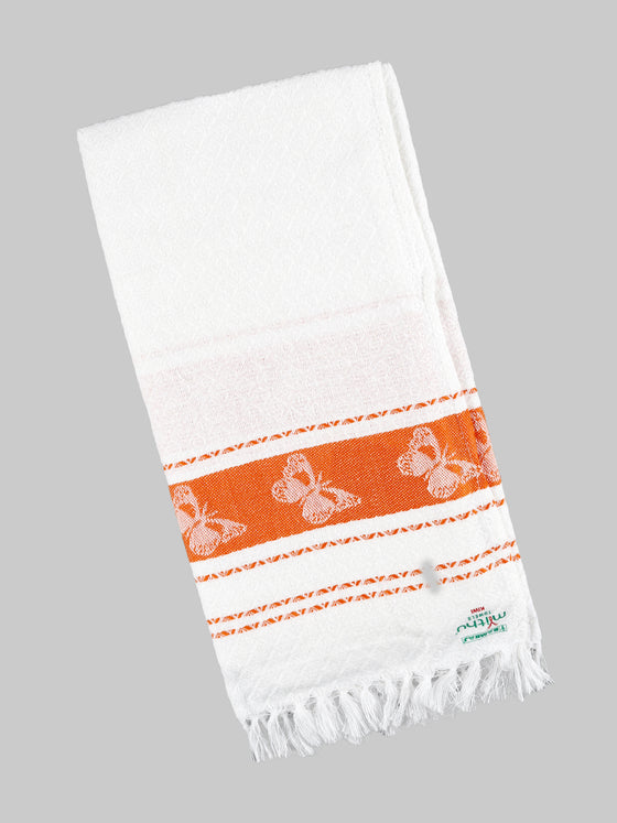 Cotton White Bath Towel Kiwi