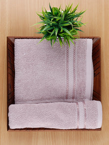  Premium Soft & Absorbent Light Voilet Terry Hand Towel HC1