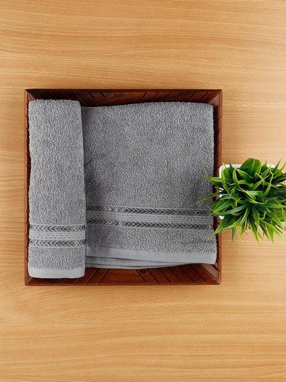 Premium Soft & Absorbent Grey Terry Hand Towel HC5