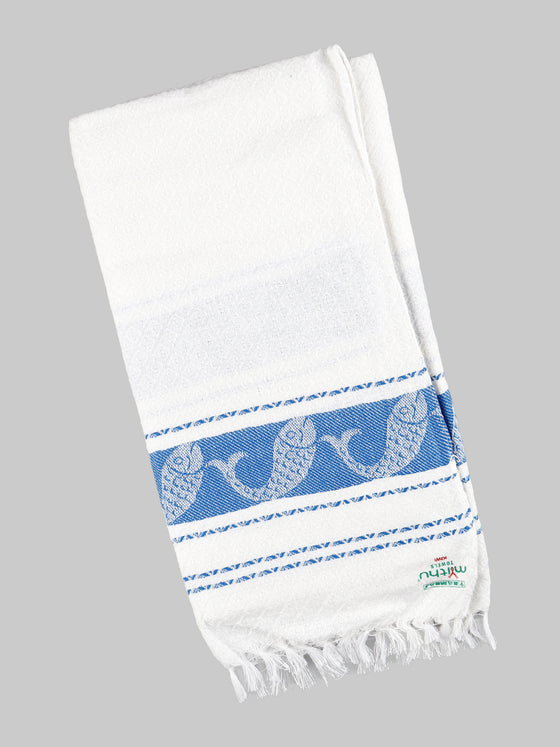 Cotton White Bath Towel Kiwi