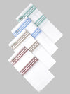 100% Cotton Checked White Bath Towel Blossom