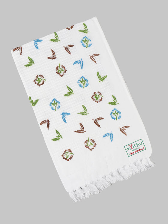 Cool Touch Napkin Print Cotton Towel (4 PCs Pack)