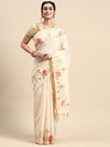 Elagent Bhagalpuri Jute Printed Sandal Saree BJS45