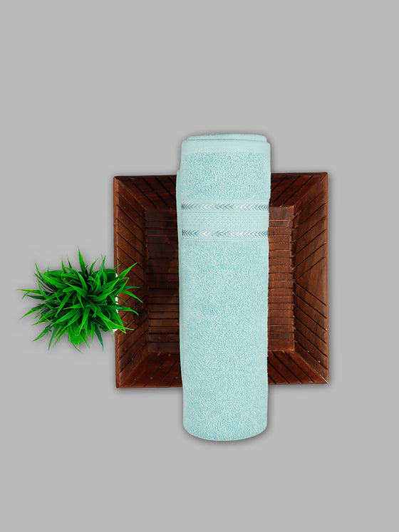 Premium Soft & Absorbent Light Blue Terry Bath Towel