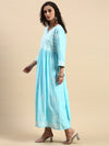 Cotton Jackuard Embroidered Umbrella Kurti EK04