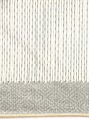Stylish Sandal & Grey Semi Kora Cotton Saree SK88