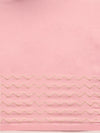 Elegant Semi Linen Plain Pink Saree SL50
