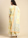 Beautiful Yellow Printed & Embroidered Kurti Set PKS05