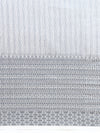 Stylish Grey Striped Design Semi Kora Cotton Saree SK87