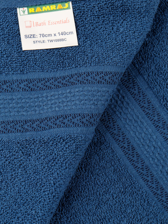 Premium Soft & Absorbent Navy Terry Bath Towel