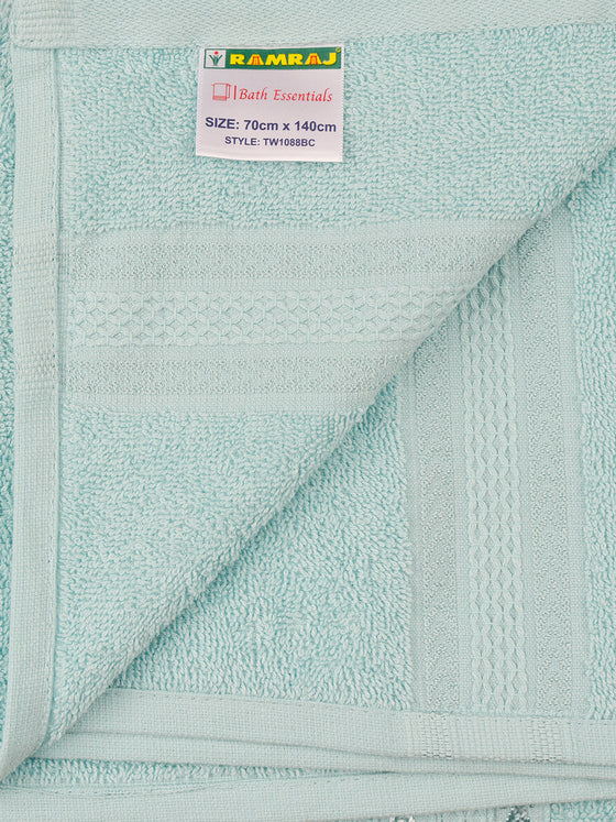 Premium Soft & Absorbent Light Blue Terry Bath Towel