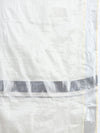 Kerala Tissue Silver Jari Plain Saree OKS08