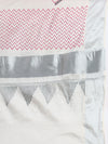 Kerala Tissue Printed Silver Jari Border Saree OKS38 Onam Collection